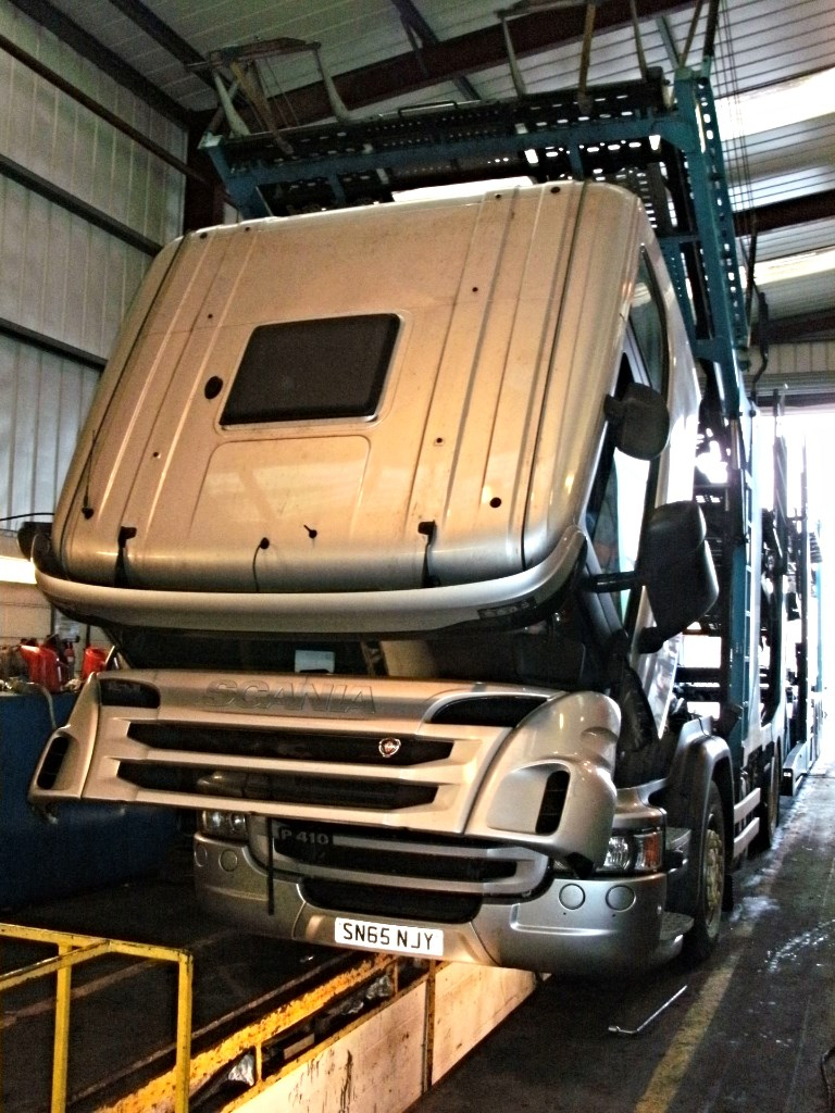 Inside the A1 transporter workshop
